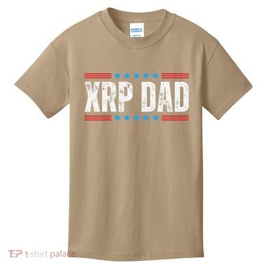 Xrp Dad Crypto Merchandise Kids T-Shirt