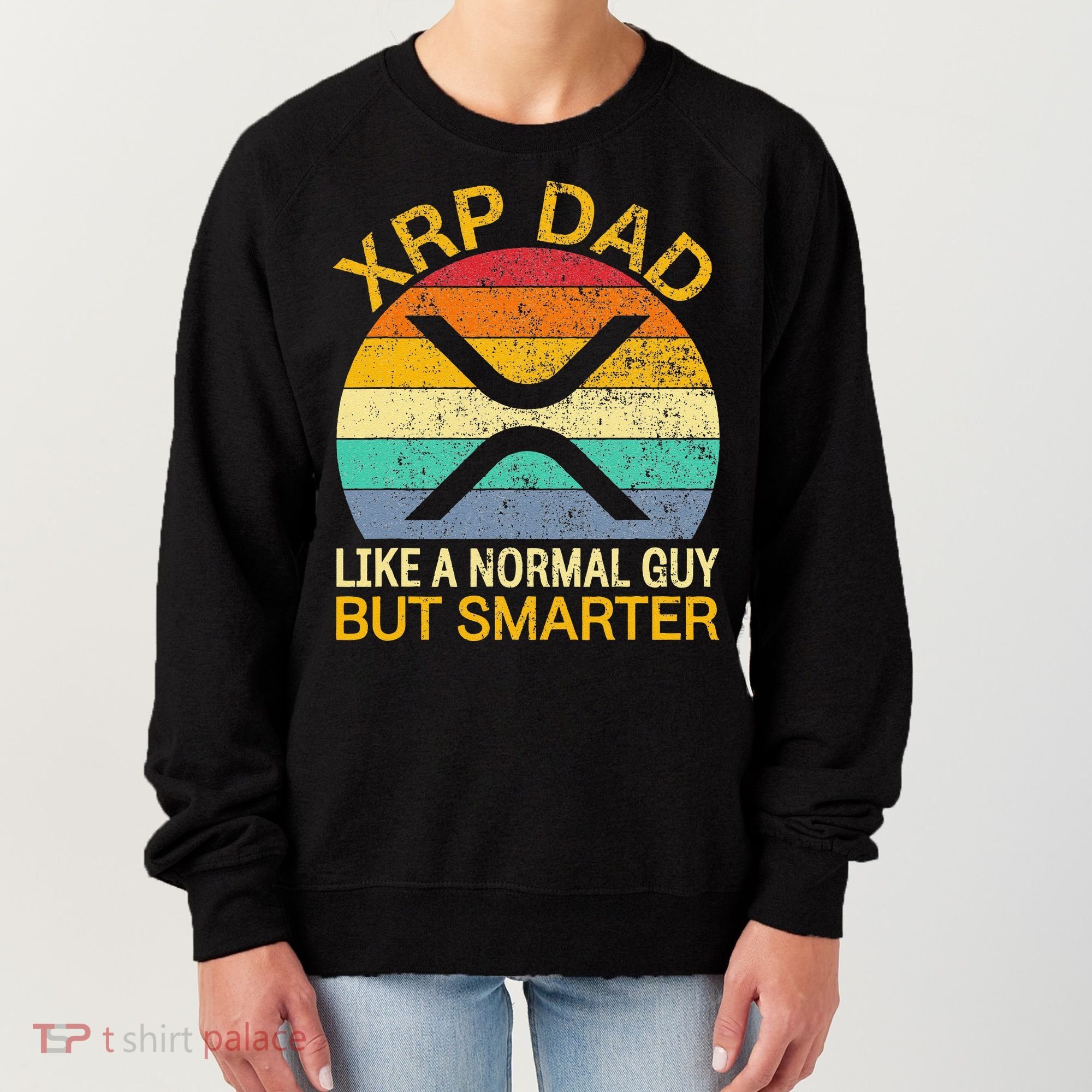 Xrp Dad Crypto Merchandise Definition Women's Sweatshirt