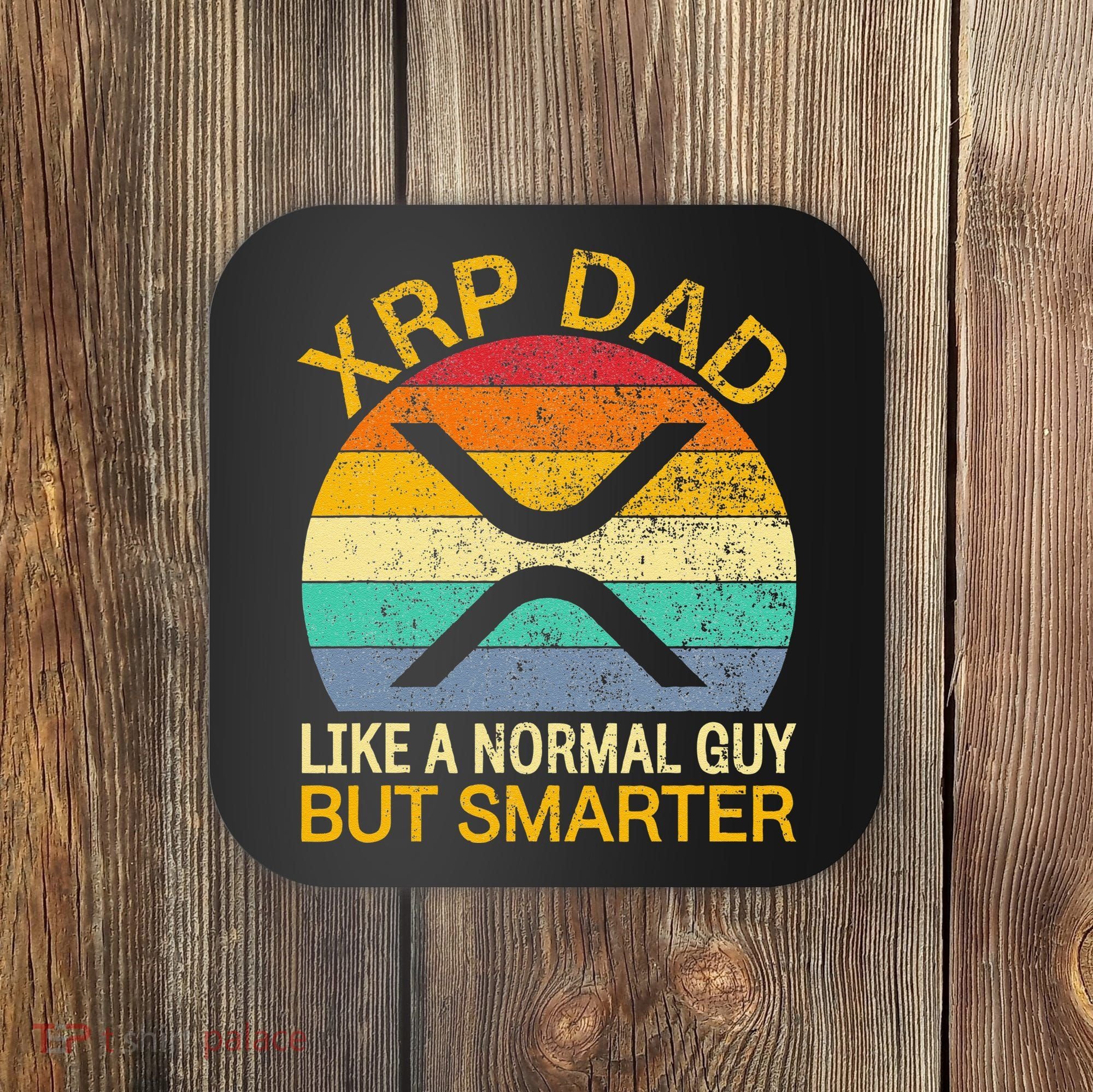 Xrp Dad Crypto Merchandise Definition Coaster