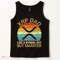 Xrp Dad Crypto Merchandise Definition Tank Top thumb 2