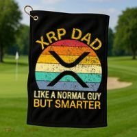 Xrp Dad Crypto Merchandise Definition Golf Towel thumb 1