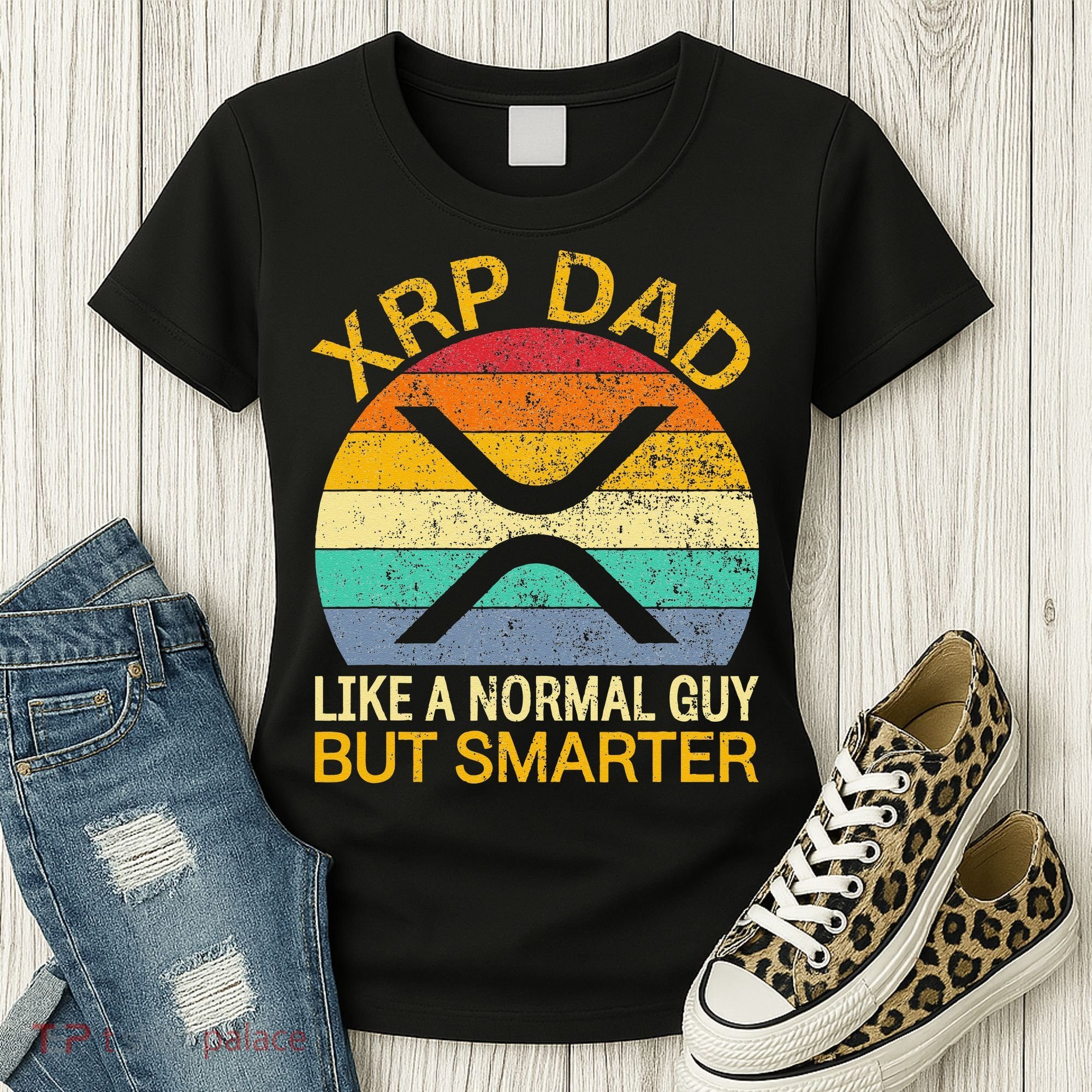Xrp Dad Crypto Merchandise Definition Women's T-Shirt