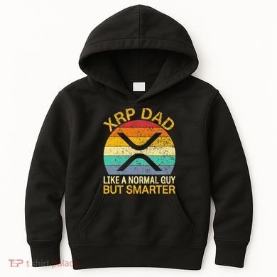 Xrp Dad Crypto Merchandise Definition Kids Hoodie
