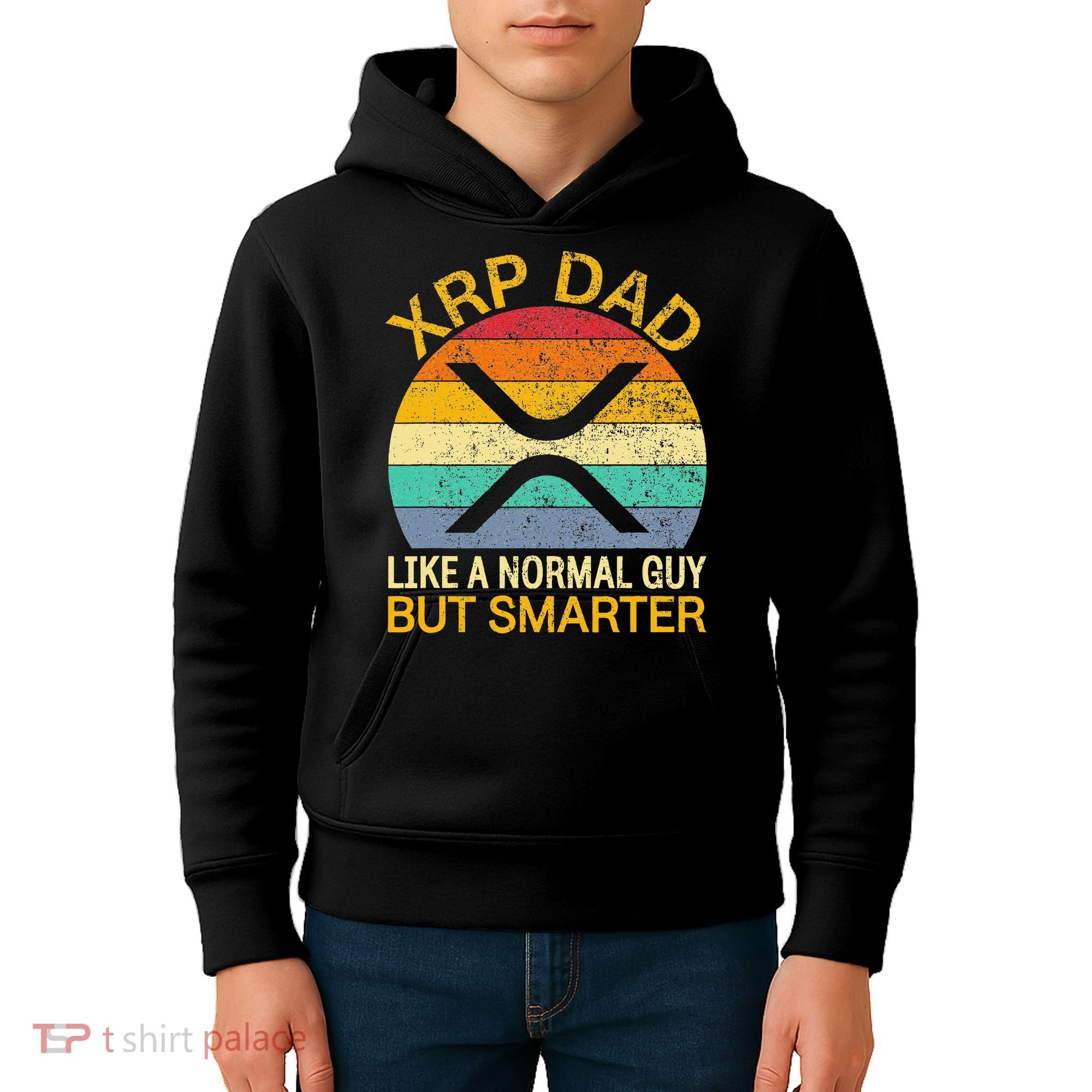 Xrp Dad Crypto Merchandise Definition Kids Hoodie