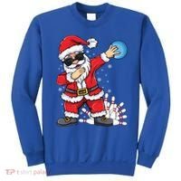 Xmas Dabbing Santa Bowling Ball And Pins Christmas Bowling Meaningful Gift Sweatshirt thumb 0