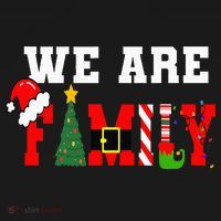Xmas Family We Are Family Pajamas Matching Women's Tank Top thumb 5