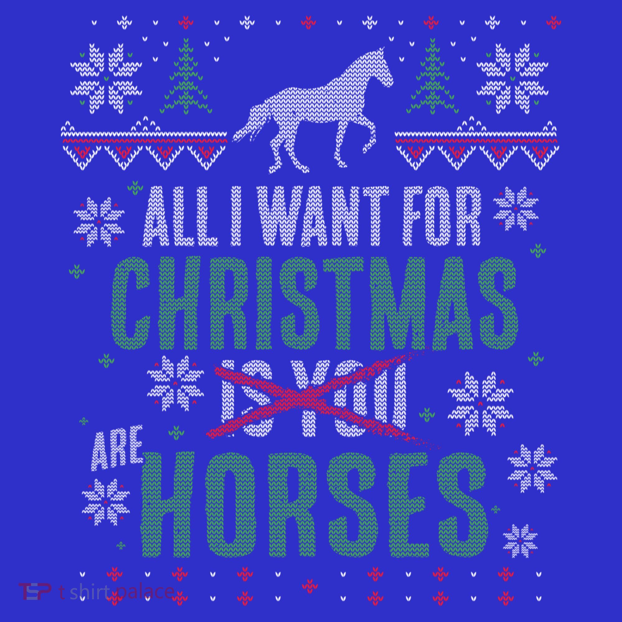 Xgiftmas Gift All I Want For Christmas Are Horses Gift Button