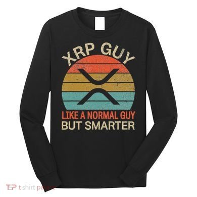 Xrp Guy Crypto Merchandise Definition Long Sleeve Shirt