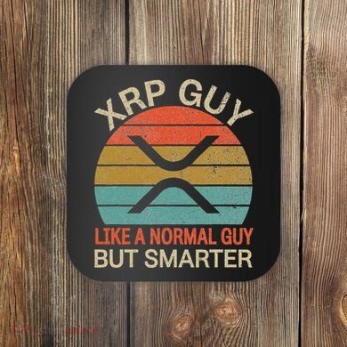Xrp Guy Crypto Merchandise Definition Coaster