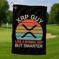 Xrp Guy Crypto Merchandise Definition Golf Towel thumb 1