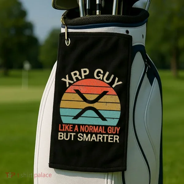 Xrp Guy Crypto Merchandise Definition Golf Towel