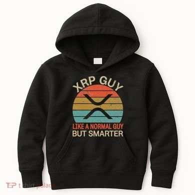 Xrp Guy Crypto Merchandise Definition Kids Hoodie