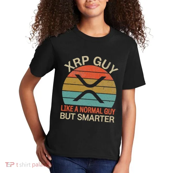 Xrp Guy Crypto Merchandise Definition Kids T-Shirt
