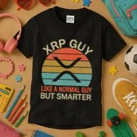 Xrp Guy Crypto Merchandise Definition Kids T-Shirt thumb 3