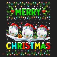 Xmas Golf Lighting Santa Hat Merry Christmas Golf Gift Beanie thumb 2