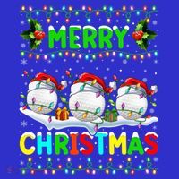 Xmas Golf Lighting Santa Hat Merry Christmas Golf Gift Women's Tank Top thumb 5