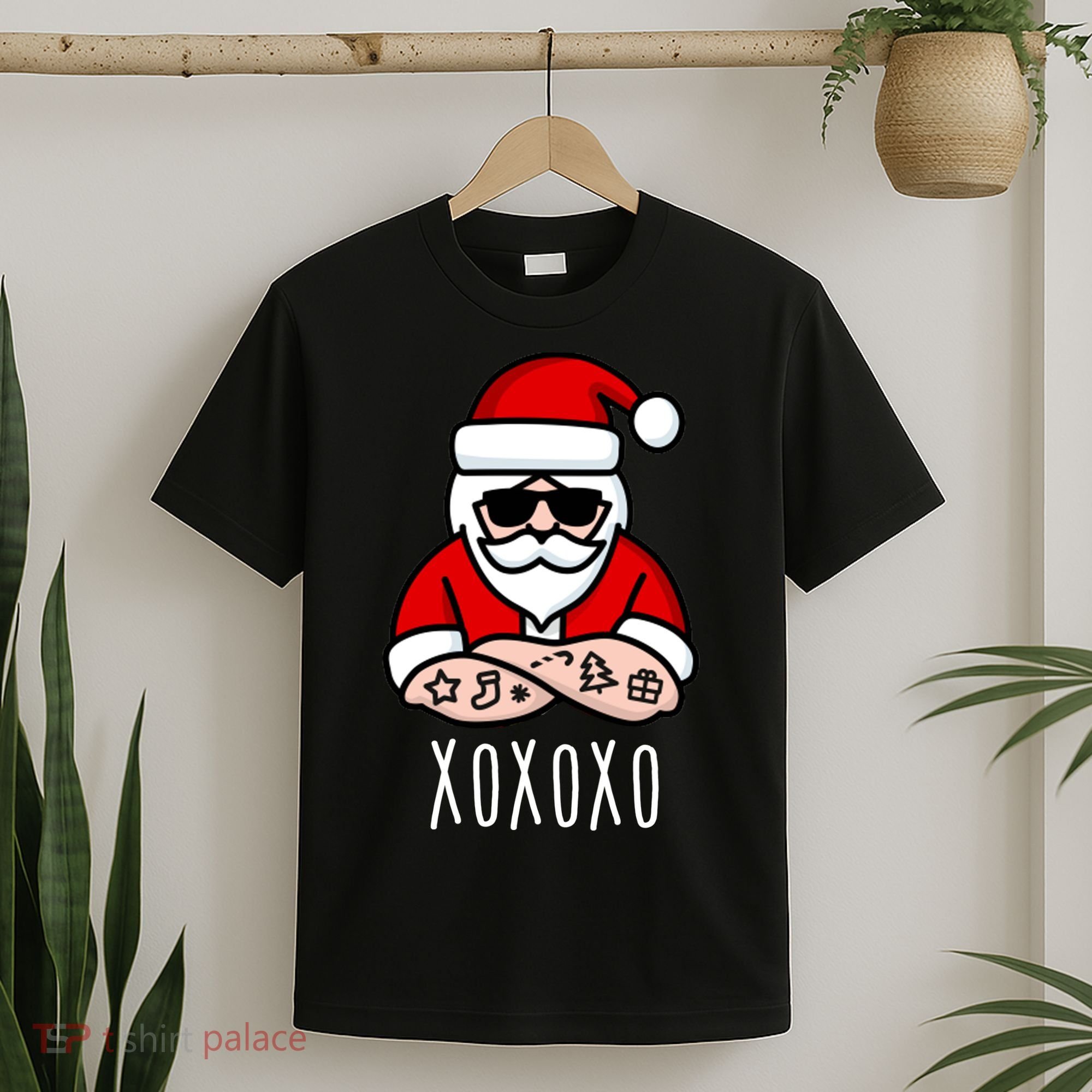 XOXOXO Ho Ho Ho Cool Santa T-Shirt