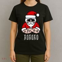 XOXOXO Ho Ho Ho Cool Santa T-Shirt thumb 4