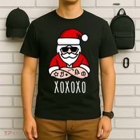 XOXOXO Ho Ho Ho Cool Santa T-Shirt thumb 6