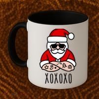 XOXOXO Ho Ho Ho Cool Santa Coffee Mug thumb 2