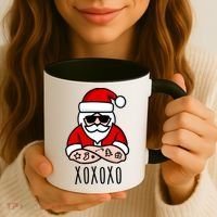 XOXOXO Ho Ho Ho Cool Santa Coffee Mug thumb 3