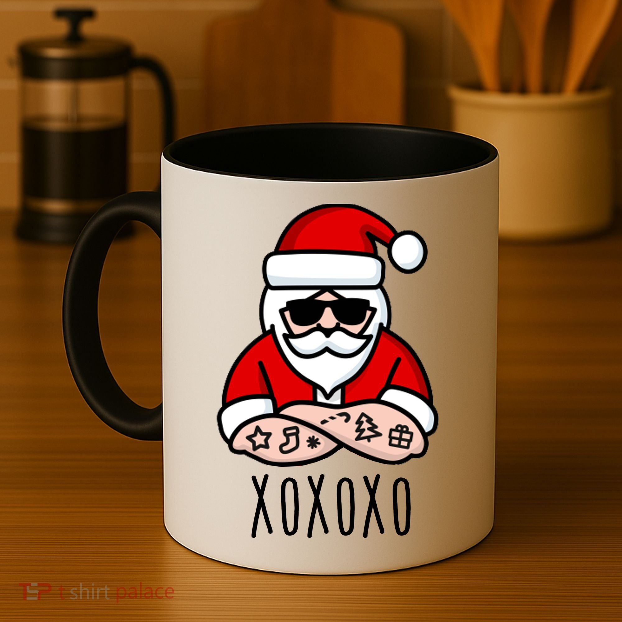 XOXOXO Ho Ho Ho Cool Santa Coffee Mug
