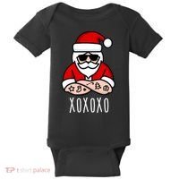 XOXOXO Ho Ho Ho Cool Santa Baby Bodysuit thumb 0