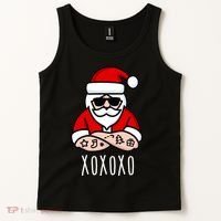 XOXOXO Ho Ho Ho Cool Santa Tank Top thumb 2