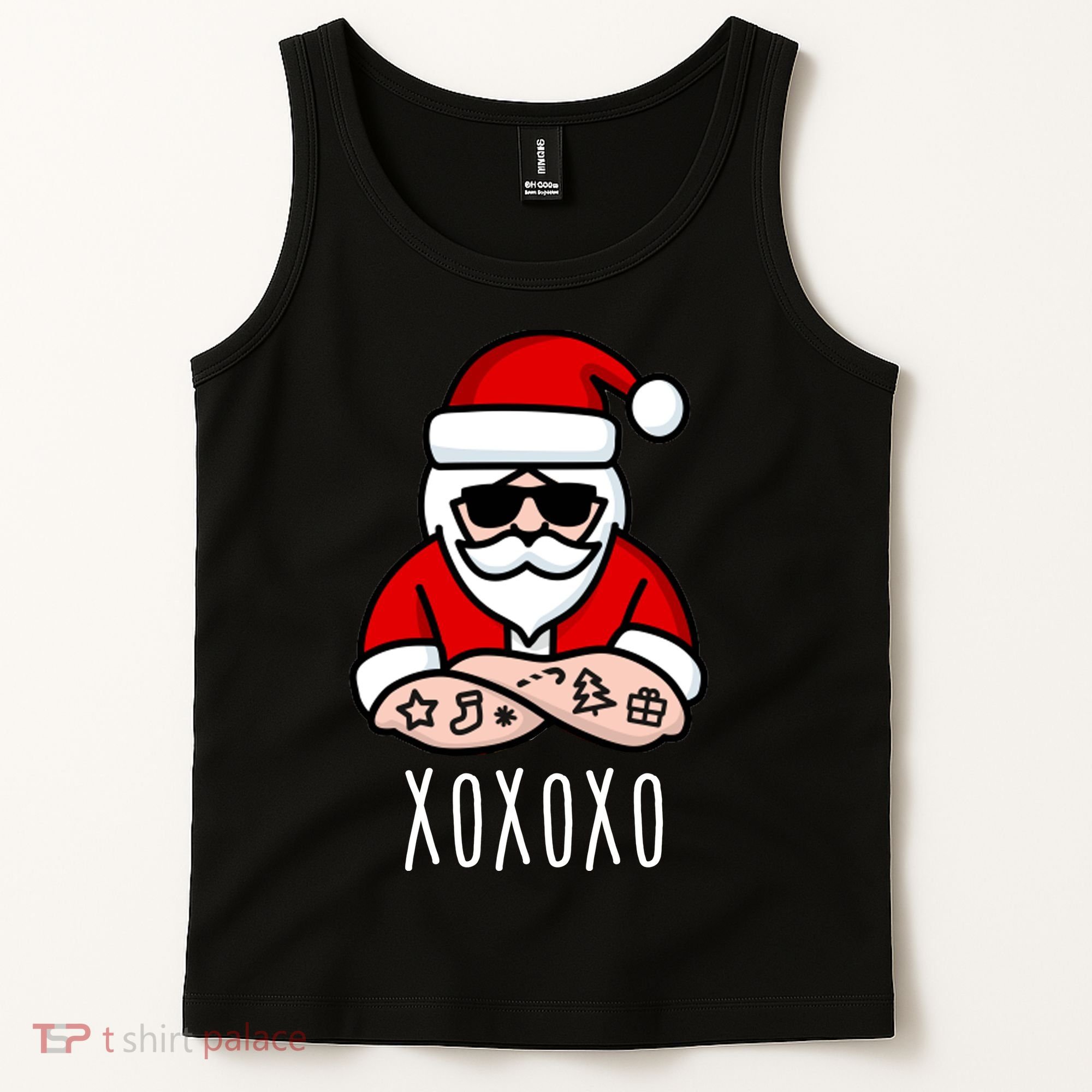 XOXOXO Ho Ho Ho Cool Santa Tank Top