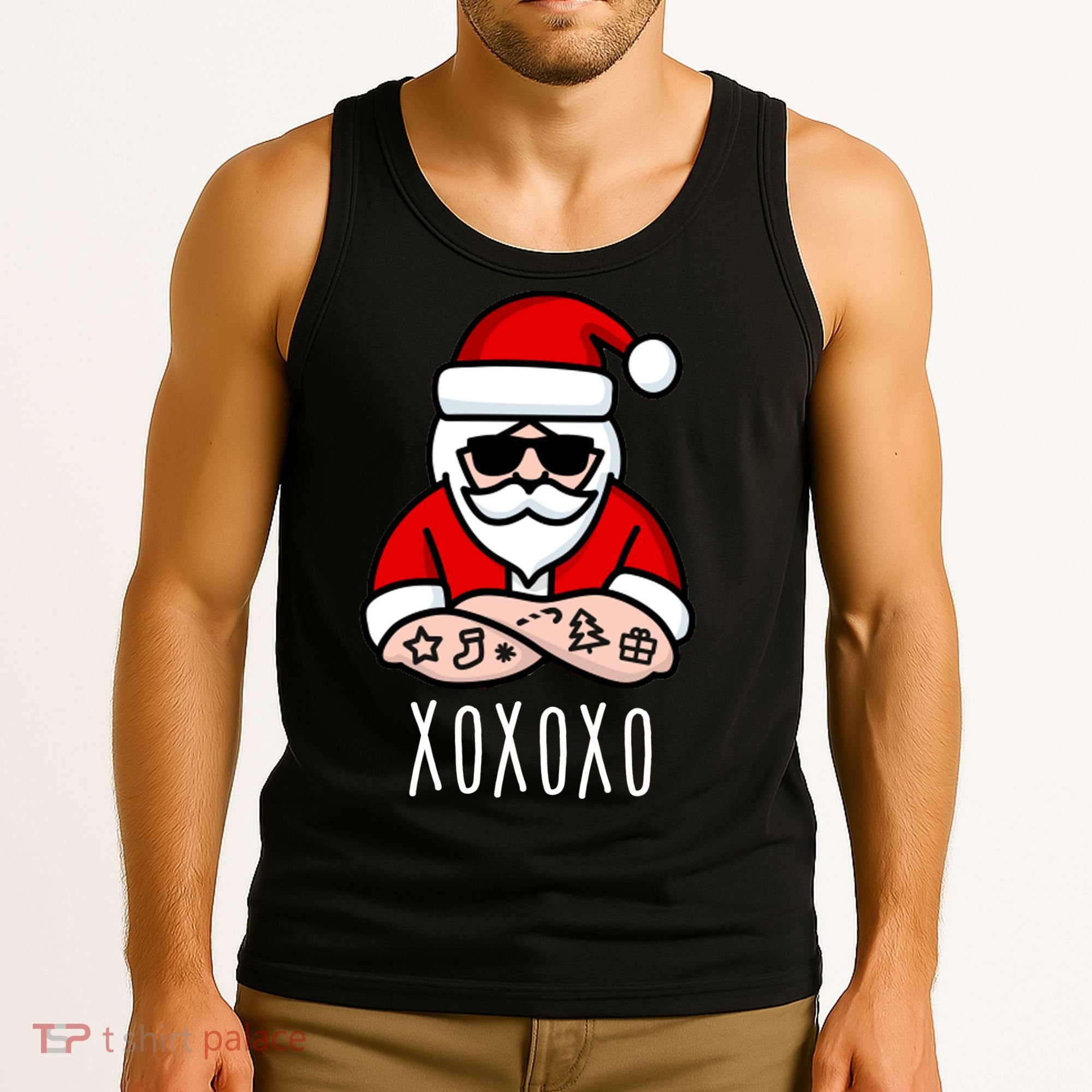 XOXOXO Ho Ho Ho Cool Santa Tank Top