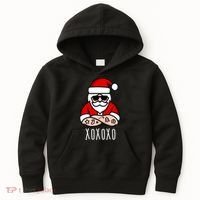 XOXOXO Ho Ho Ho Cool Santa Kids Hoodie thumb 0