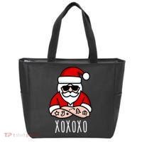 XOXOXO Ho Ho Ho Cool Santa Tote Bag thumb 0