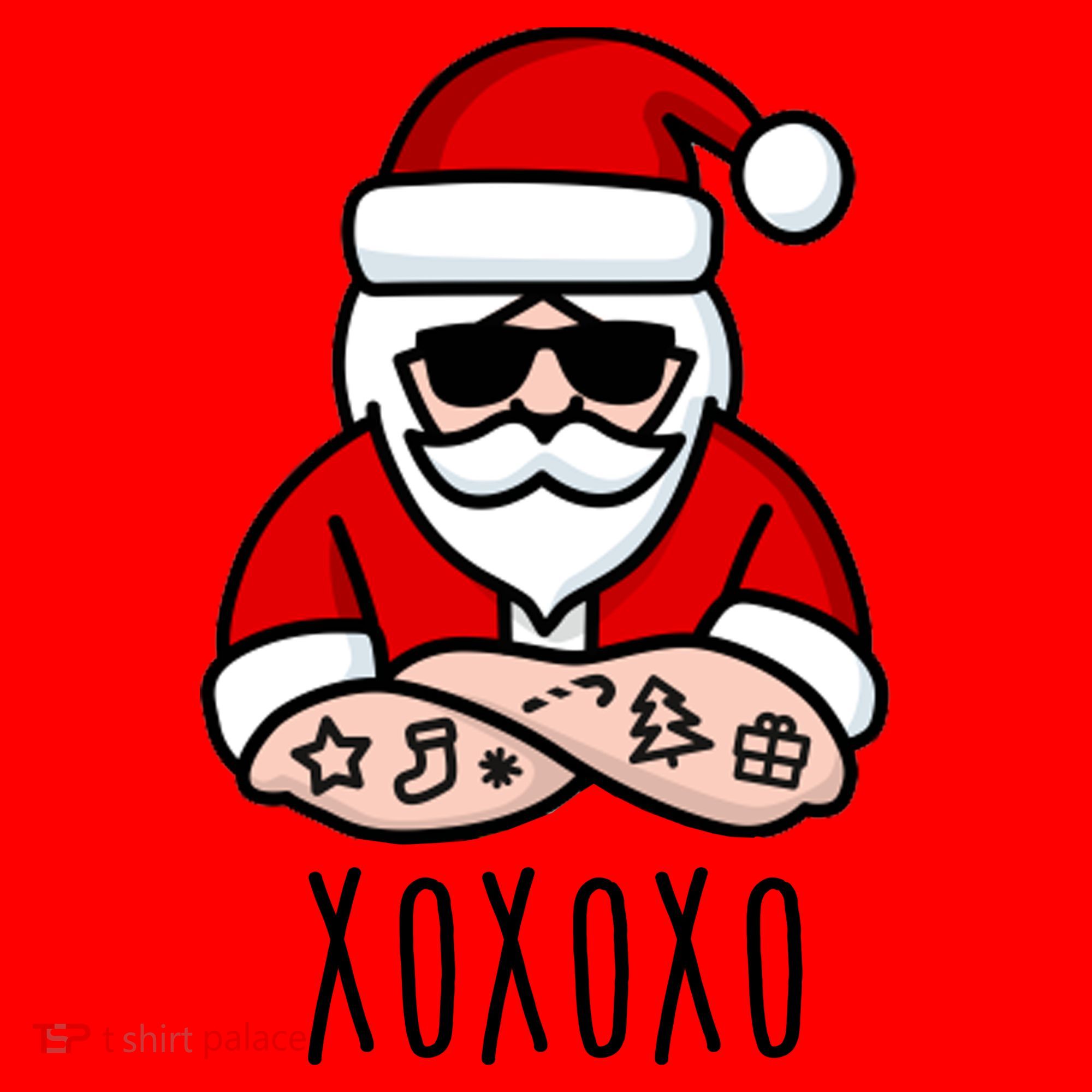 XOXOXO Ho Ho Ho Cool Santa Santa Hat