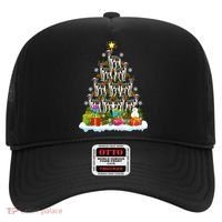 Xmas Holiday Santa Greyhound Dog Christmas Tree Hat thumb 0