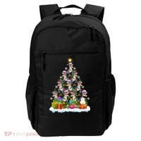 Xmas Holiday Santa TRex Dinosaur Christmas Tree Backpack thumb 0