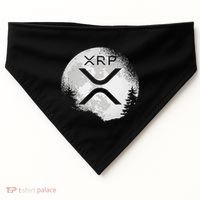 Xrp Hodl To The Moon Crypto USA-Made Doggie Bandana thumb 0