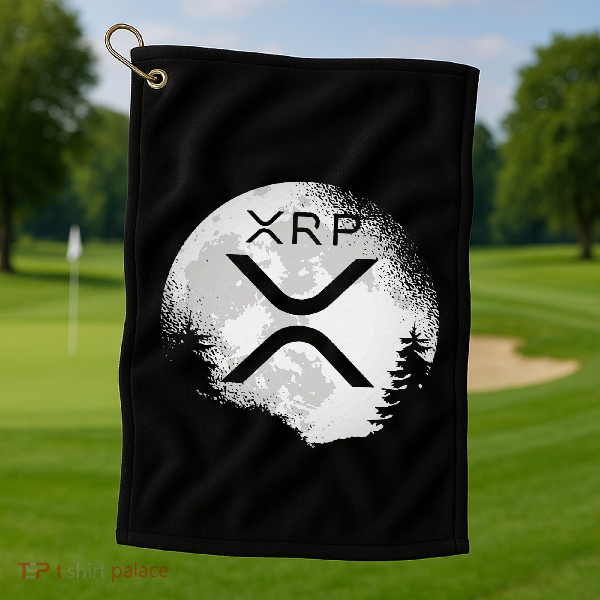 Xrp Hodl To The Moon Crypto Golf Towel