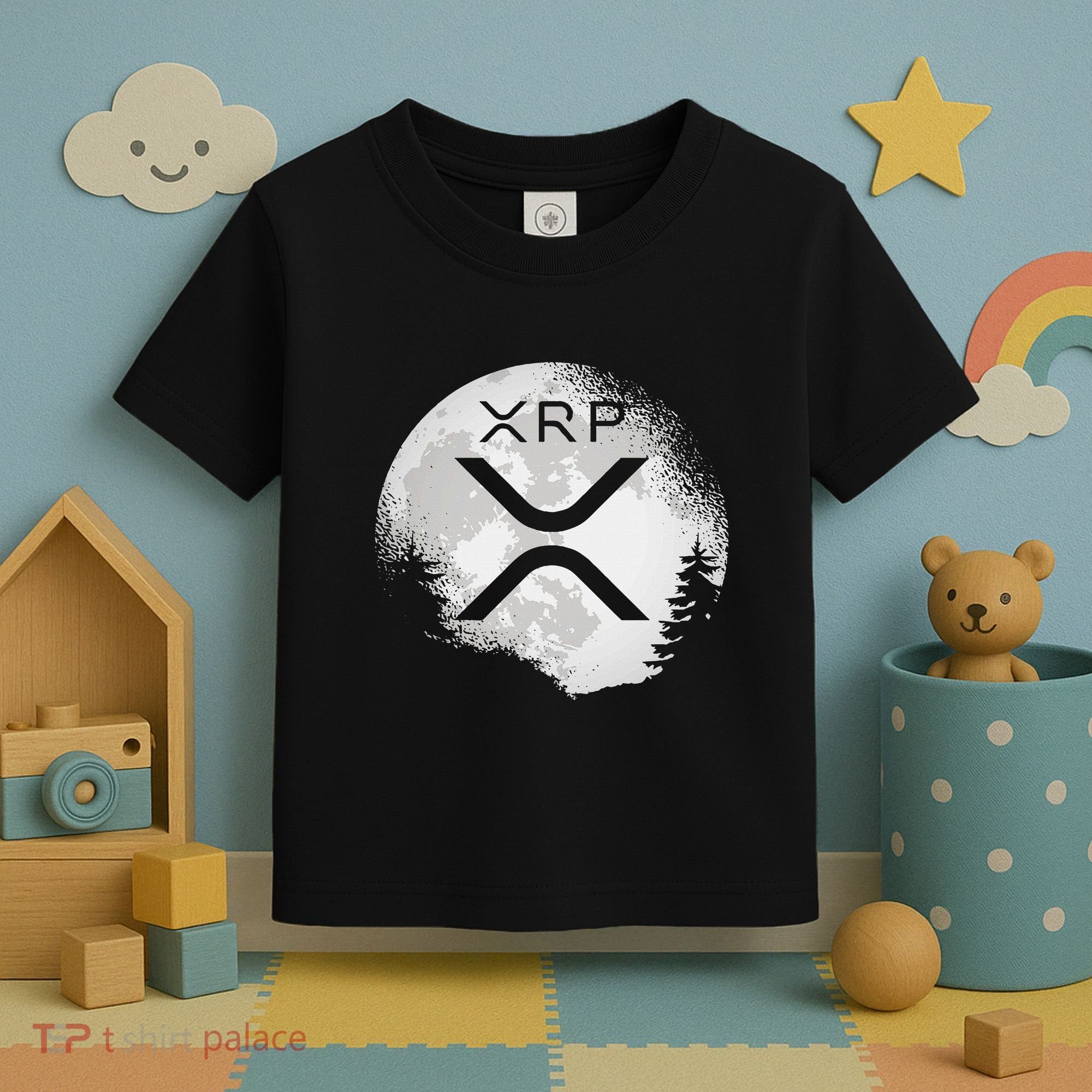Xrp Hodl To The Moon Crypto Toddler T-Shirt