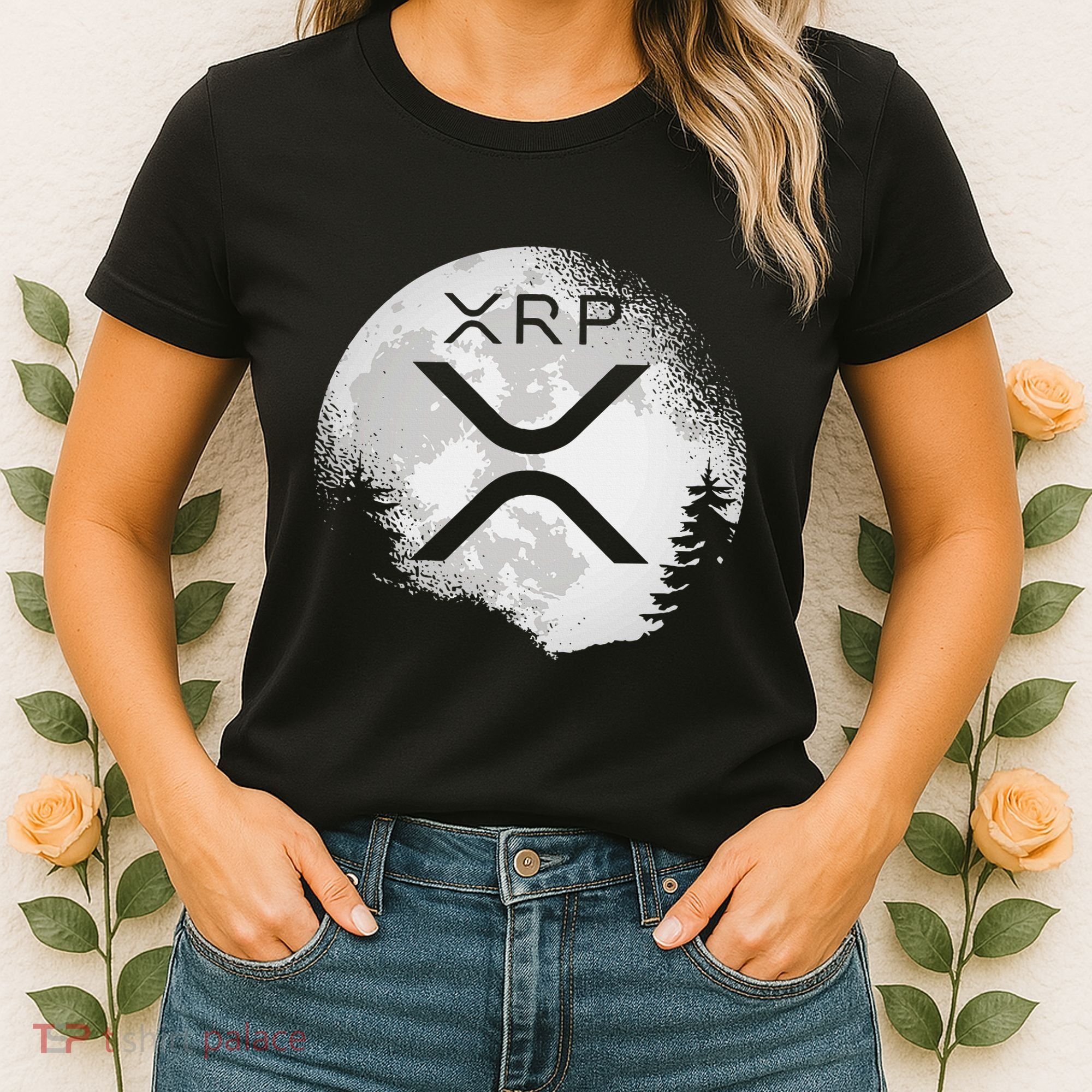 Xrp Hodl To The Moon Crypto Women's T-Shirt