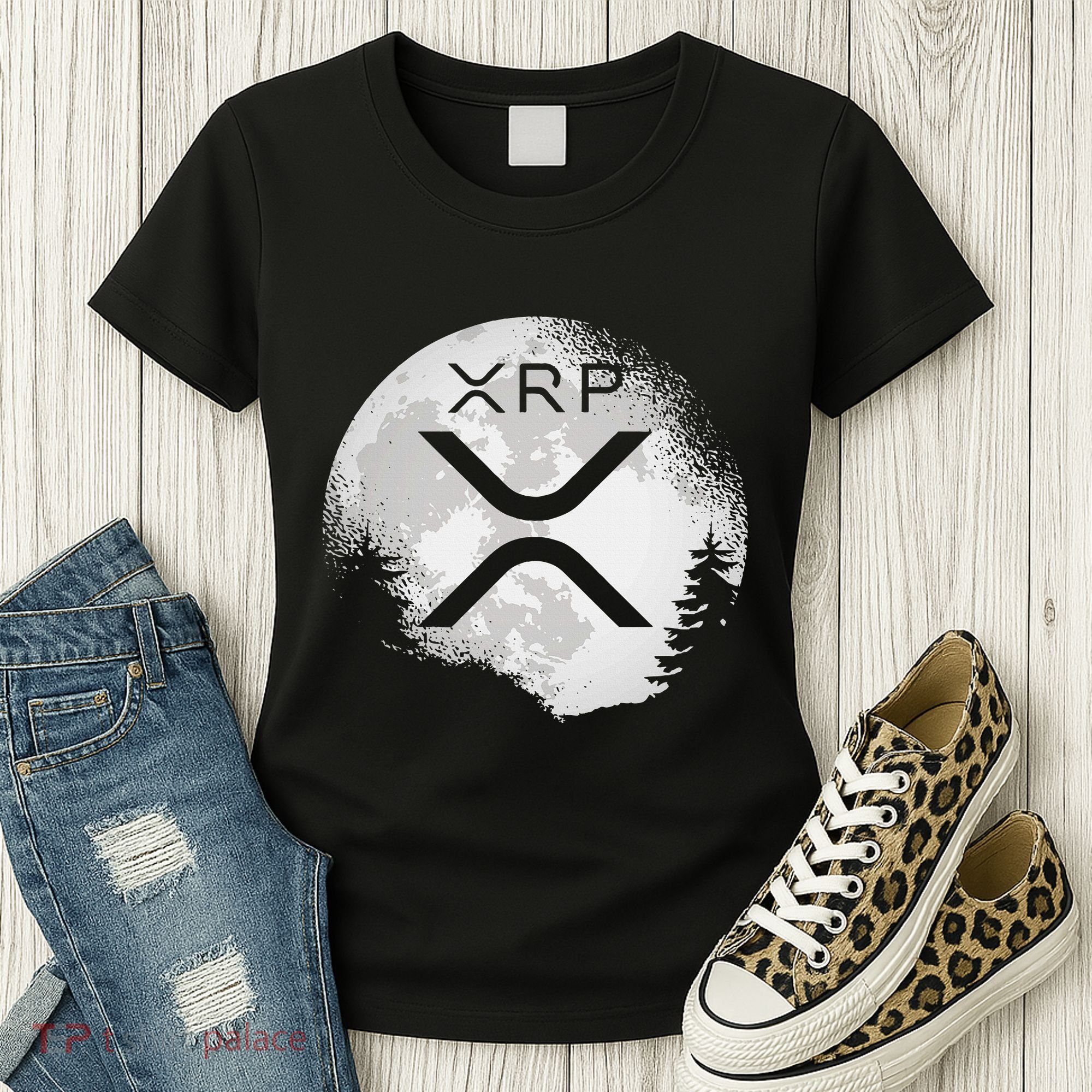 Xrp Hodl To The Moon Crypto Women's T-Shirt
