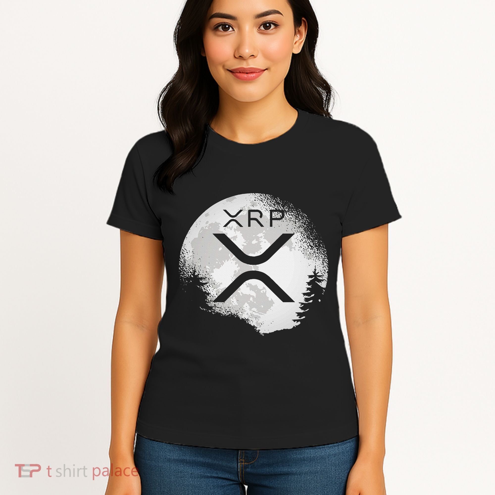 Xrp Hodl To The Moon Crypto Women's T-Shirt