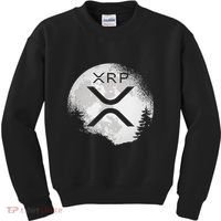 Xrp Hodl To The Moon Crypto Kids Sweatshirt thumb 0