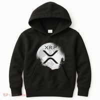 Xrp Hodl To The Moon Crypto Kids Hoodie thumb 0
