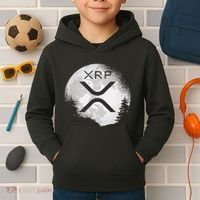 Xrp Hodl To The Moon Crypto Kids Hoodie thumb 2