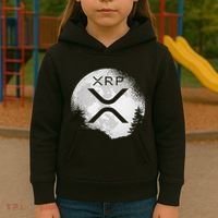 Xrp Hodl To The Moon Crypto Kids Hoodie thumb 3