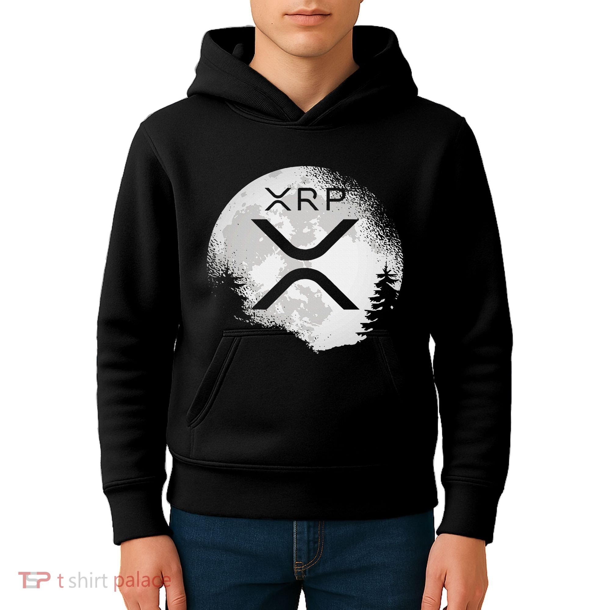 Xrp Hodl To The Moon Crypto Kids Hoodie