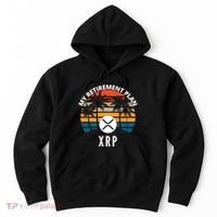 XRP Is My Retirement Plan XRP Ripple Logo XRP Cryptocurrency Hoodie thumb 0
