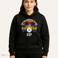 XRP Is My Retirement Plan XRP Ripple Logo XRP Cryptocurrency Hoodie thumb 5