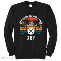 XRP Is My Retirement Plan XRP Ripple Logo XRP Cryptocurrency Sweatshirt thumb 0