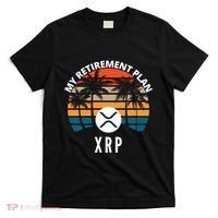 XRP Is My Retirement Plan XRP Ripple Logo XRP Cryptocurrency T-Shirt thumb 0